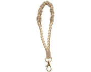 Sostegno per le chiavi stile bohemien - Sostegno per le chiavi in macramé - Sostegno per le chiavi con fiori - Sostegno per le chiavi con cinturino - Materiale ecologico - Filo di cotone - Sostegno per le chiavi con anello