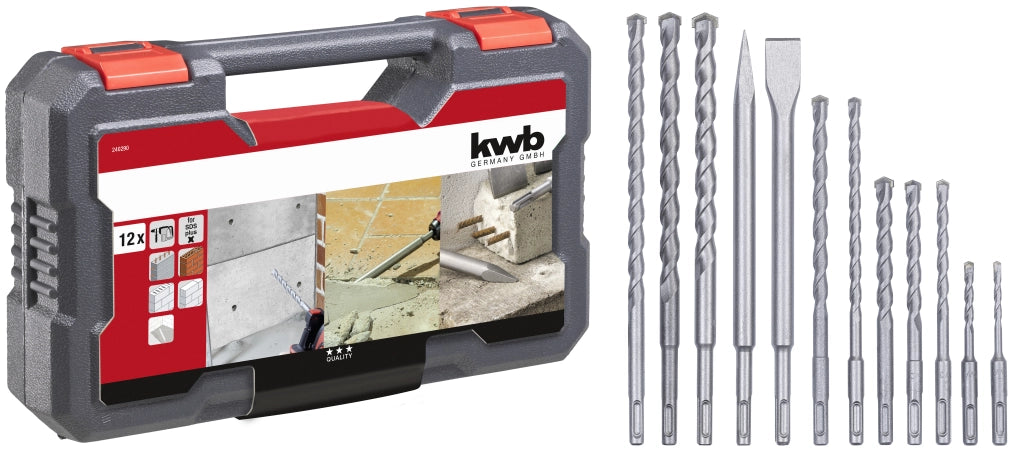 Einhell SET PUNTE E SCALPELLI SDS-PLUS 12 PEZZI