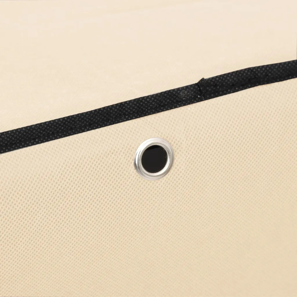 Scarpiera | Mobile per scarpe Crema 60x28x90 cm Tessuto
