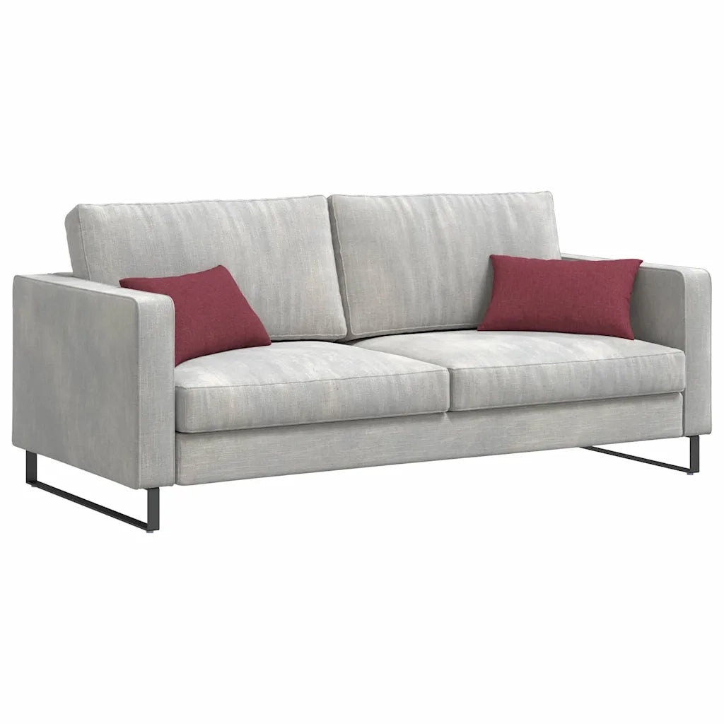Cuscini da Divano 2 pcs Rosso Vino 50 x 30 cm Tessuto 42013613