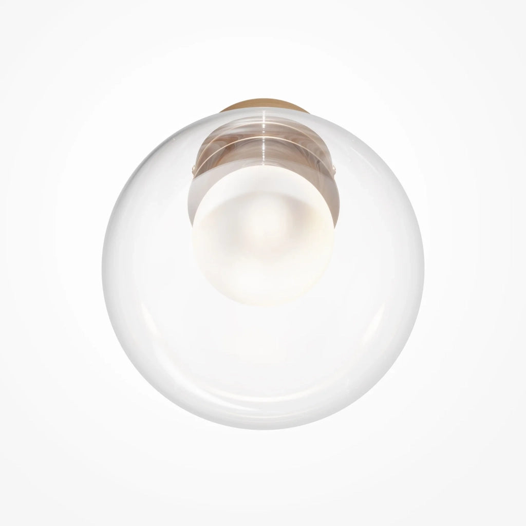 Applique Da Parete Moderna Basic Form 1 Luce G9 20W Metallo Oro Ip20