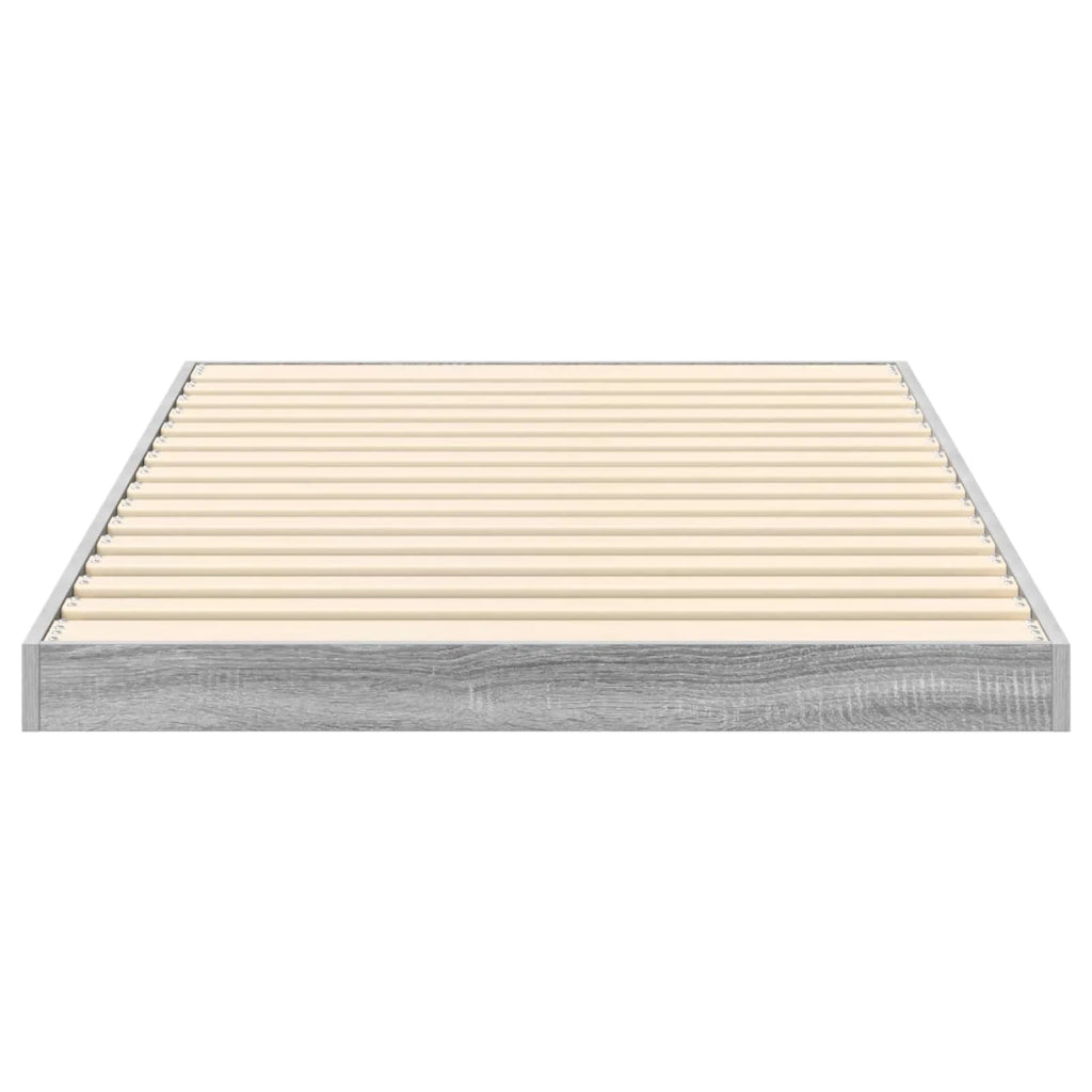 Struttura letto a terra-Giroletto Grigio Sonoma 80 x 200 cm