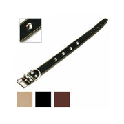 Collare Cani Cuoio Borchie Mm 30 Cm 56