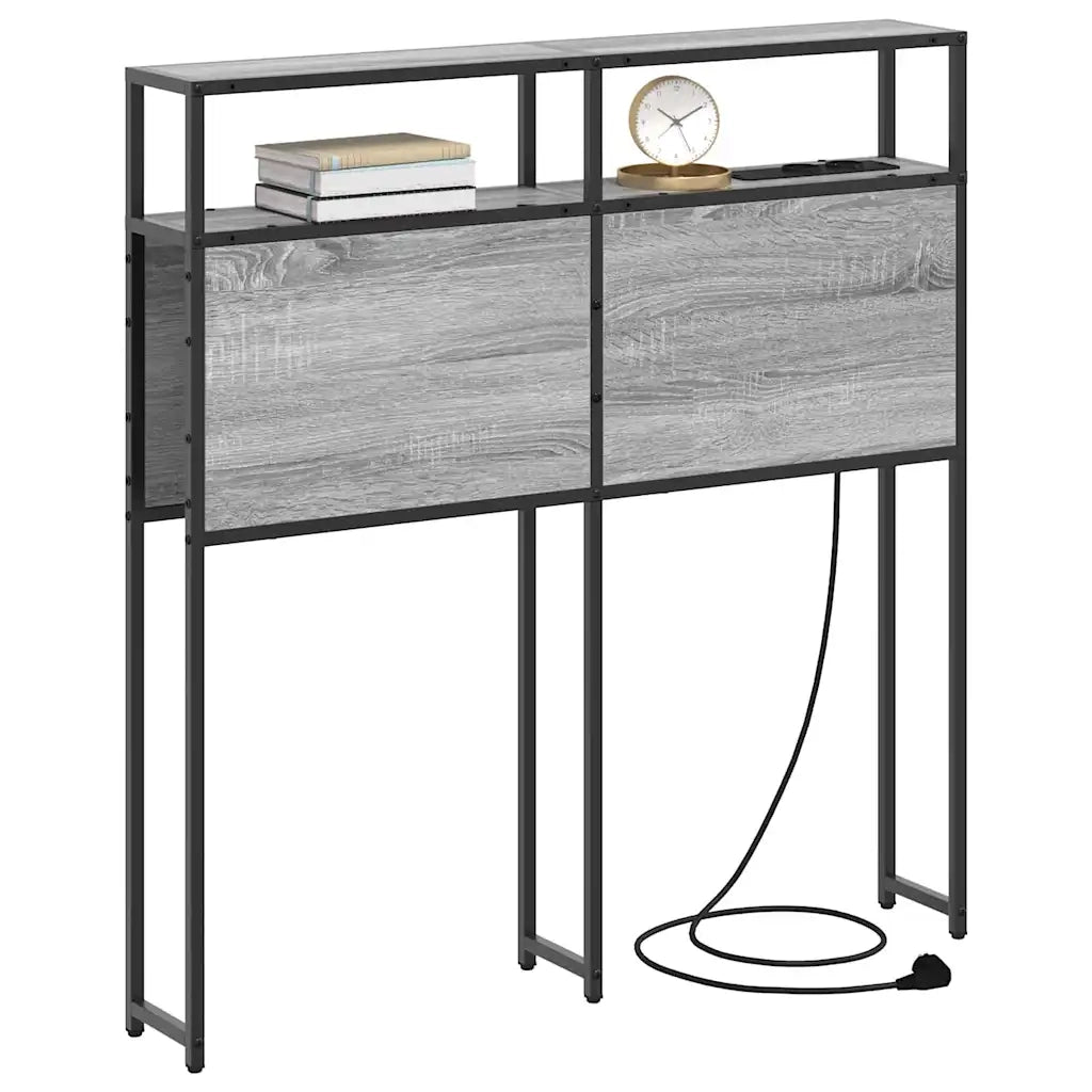 Testiera | Testata contenitore Grigio sonoma Legno multistrato
