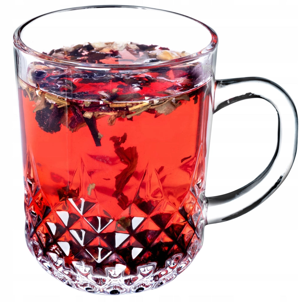 Set di 6 bicchieri da tè e caffè KADAX da 230 ml con manico.