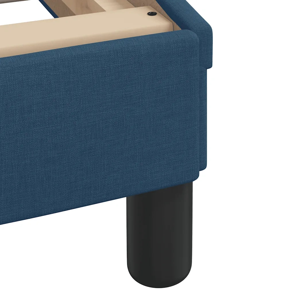 Giroletto senza Materasso Blu 140x190 cm in Tessuto 3310600
