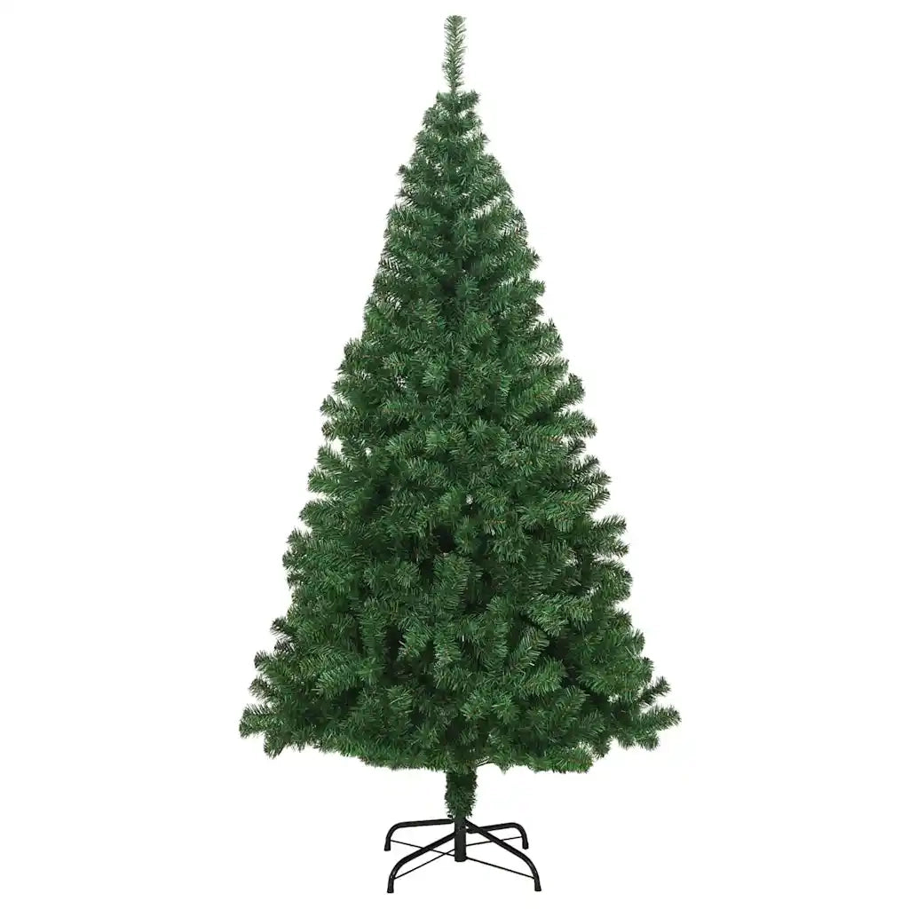 Albero di Natale Artificiale-Albero Natalizio con 300 LED Verde 210 cm 731288