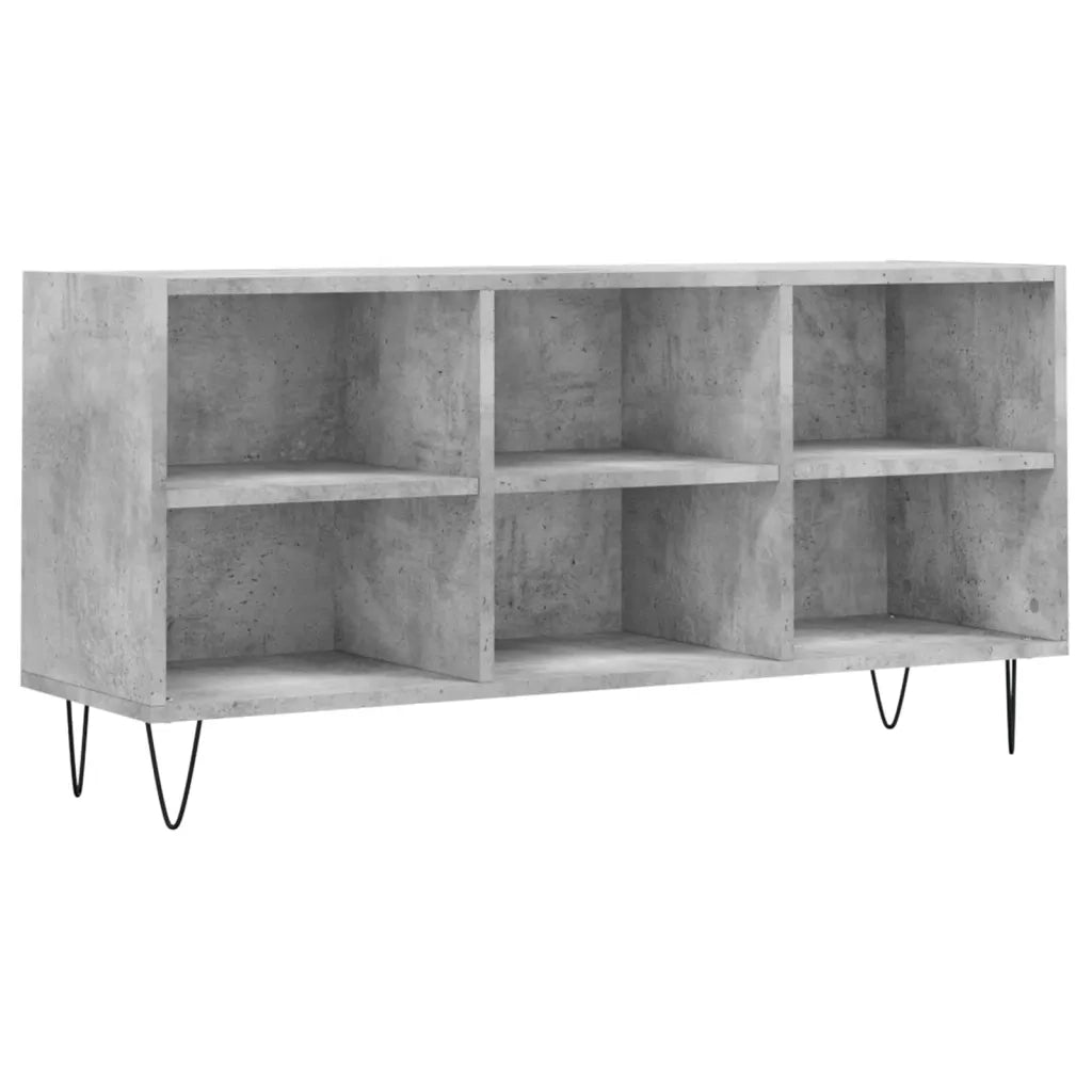 Mobile per TV-Credenza TV-Console TV Grigio Cemento 103,5x30x50 cm Legno Multistrato 270212
