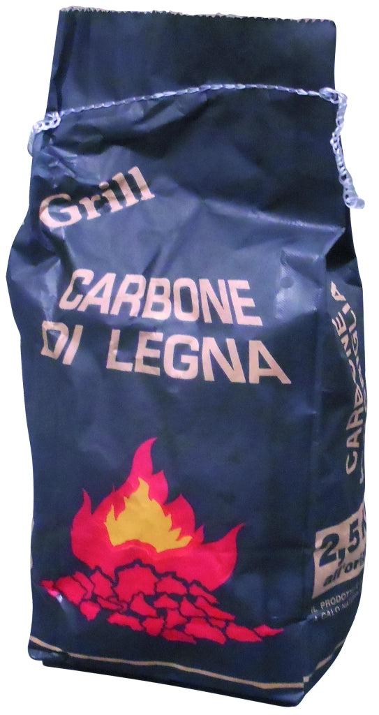 CARBONE DI LEGNA ARGENTINO sacco da kg. 2,5 circa 7.00 pz