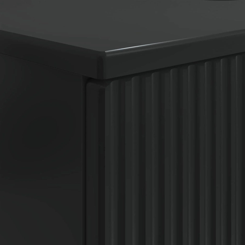 Armadio per Lavabo da Bagno ARNHEM Nero 59,5 x 31,5 x 59 cm 896566