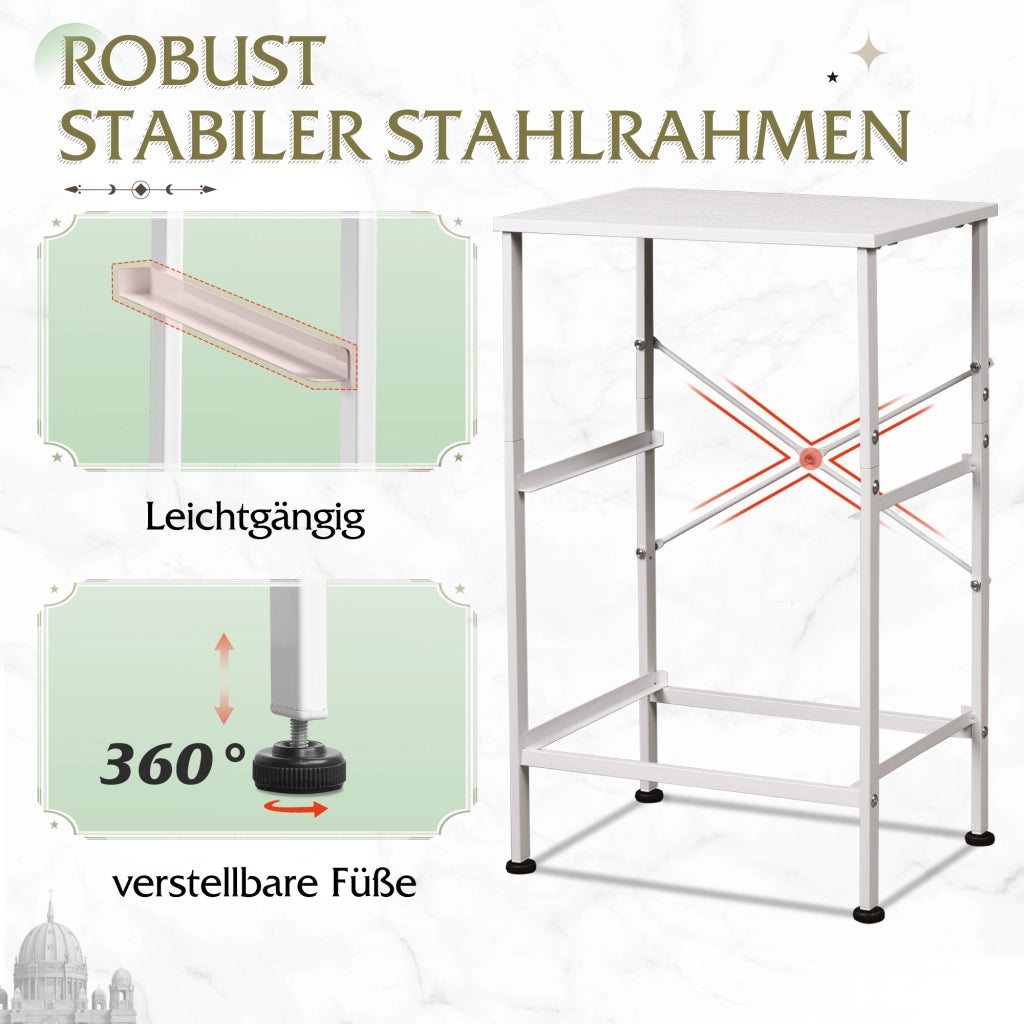 Cassettiera con 2 cassetti ¨C zephmum ¨C bianco 60x40x