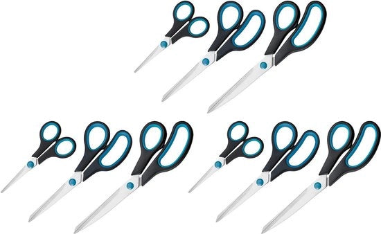 Set di forbici - forbici in acciaio inossidabile, 9 pezzi