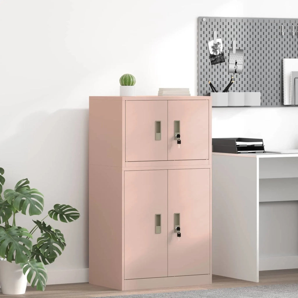 Armadio Rosa 60 x 40 x 40 cm Acciaio 891713