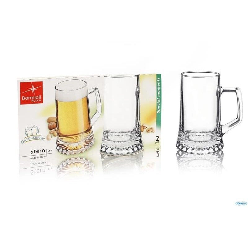 BORMIOLI 2 BOCCALI STERN BICCHIERI PER BIRRA DA 50 CL