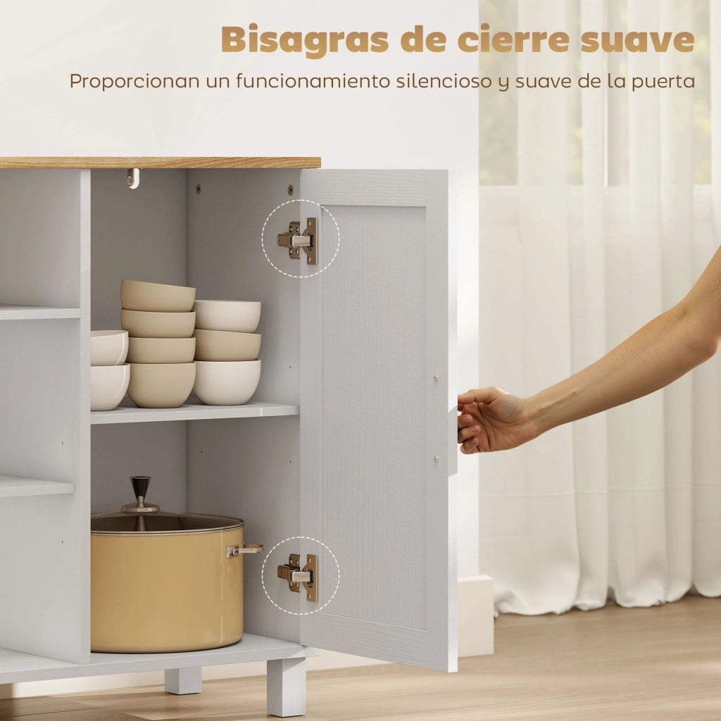 Armadio a 3 Ante con Ripiani Regolabili ¨C Minimal ¨C Bianco
