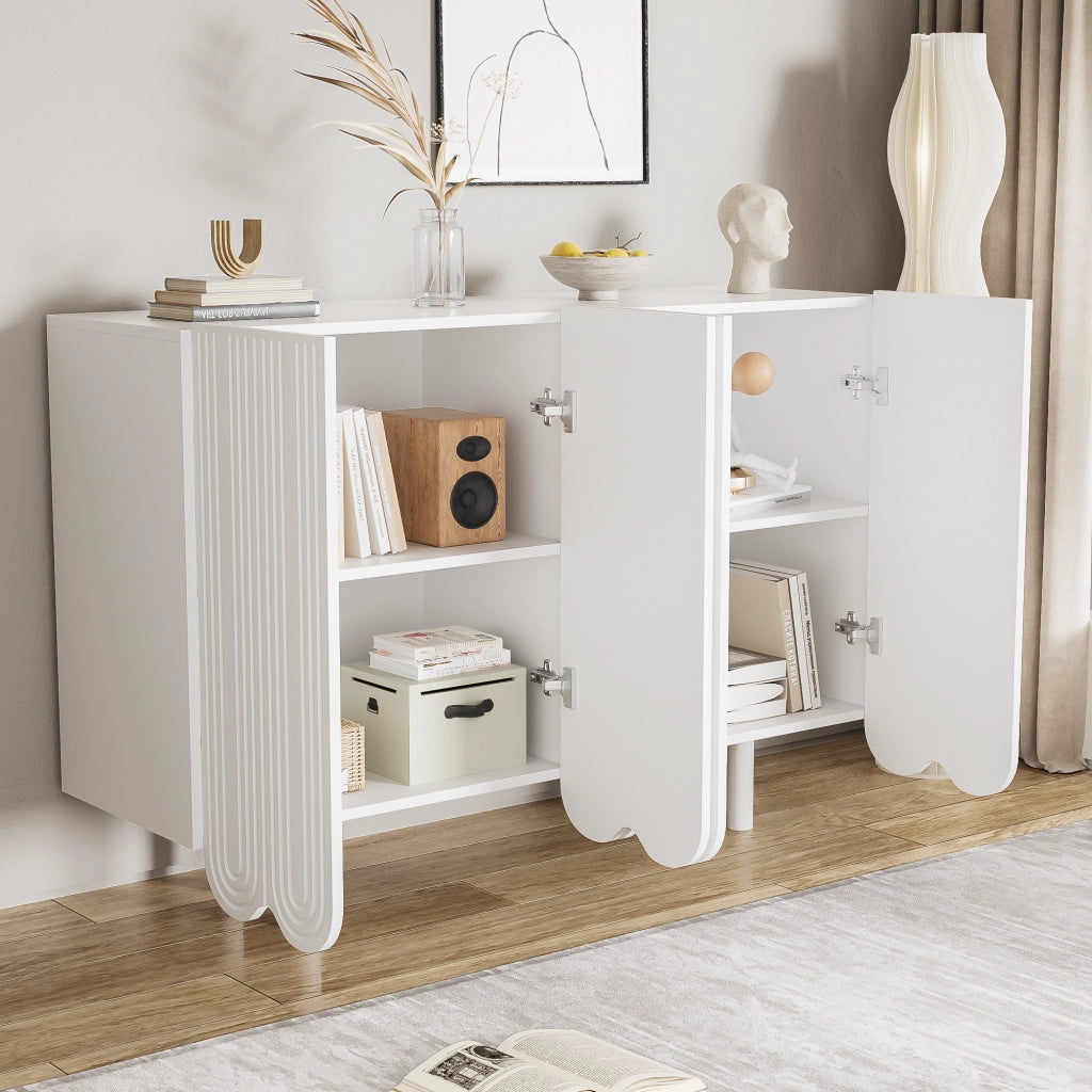 Credenza con Ante Sagomate ¨C Xylo ¨C Legno