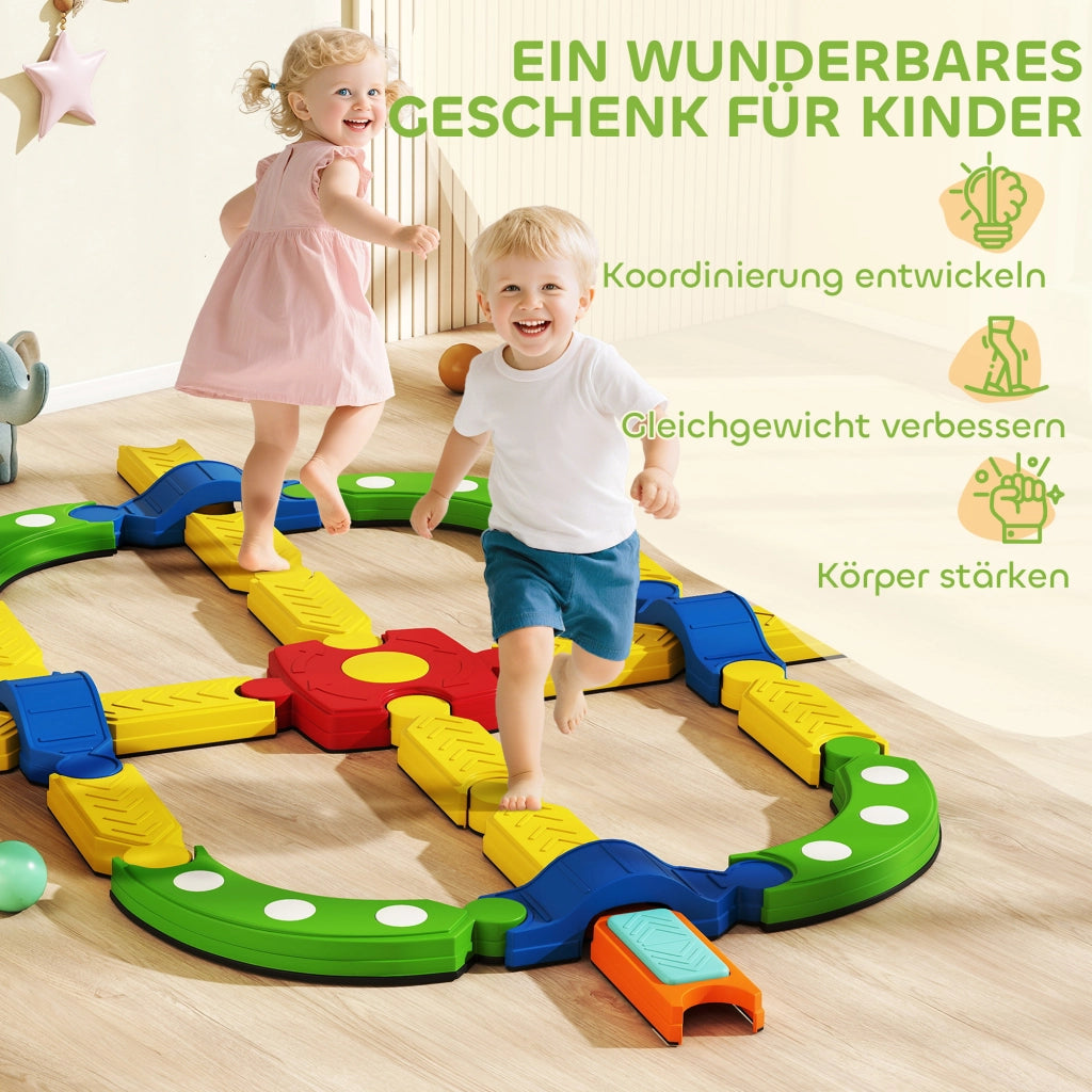 Trave di equilibrio per bambini ¨C Xylo ¨C plastica antiscivolo colorata