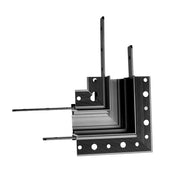 Staffa angolare 90° per binari MT0006/07 nera Maxlight