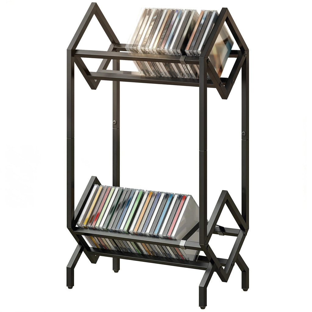 Mobile per CD e Vinili ¨C Zephmum ¨C Nero, Metallo