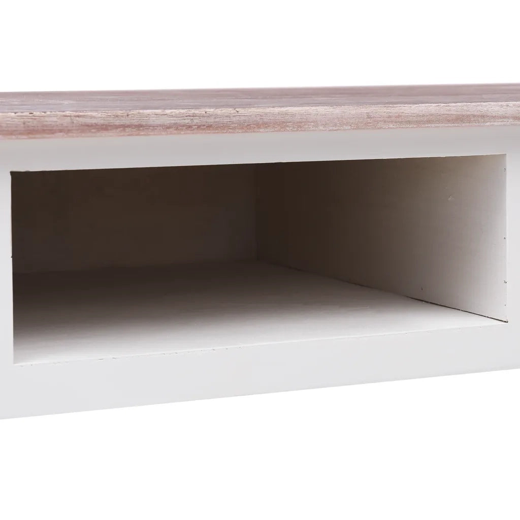 Scrivania | Tavolo da Ufficio Marrone 110x45x76 cm in Legno
