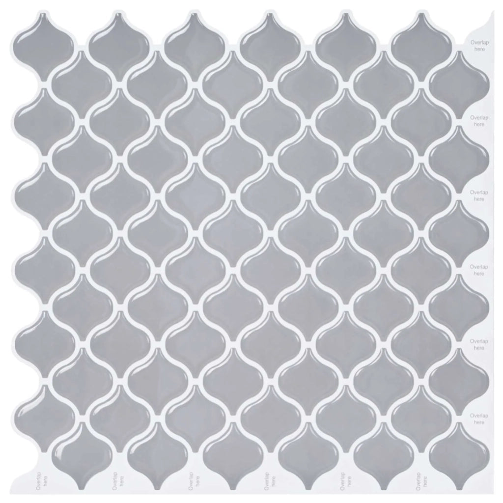 Piastrella Lanturn 10 pz Grigio 27 x 27 cm Poliuretano e PET CFW4678618