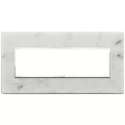 VIMAR EIKON - PLACCA 7M BIANCO DI CARRARA