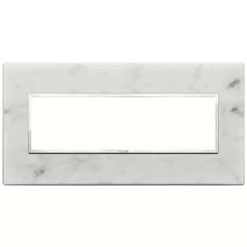 VIMAR EIKON - PLACCA 7M BIANCO DI CARRARA