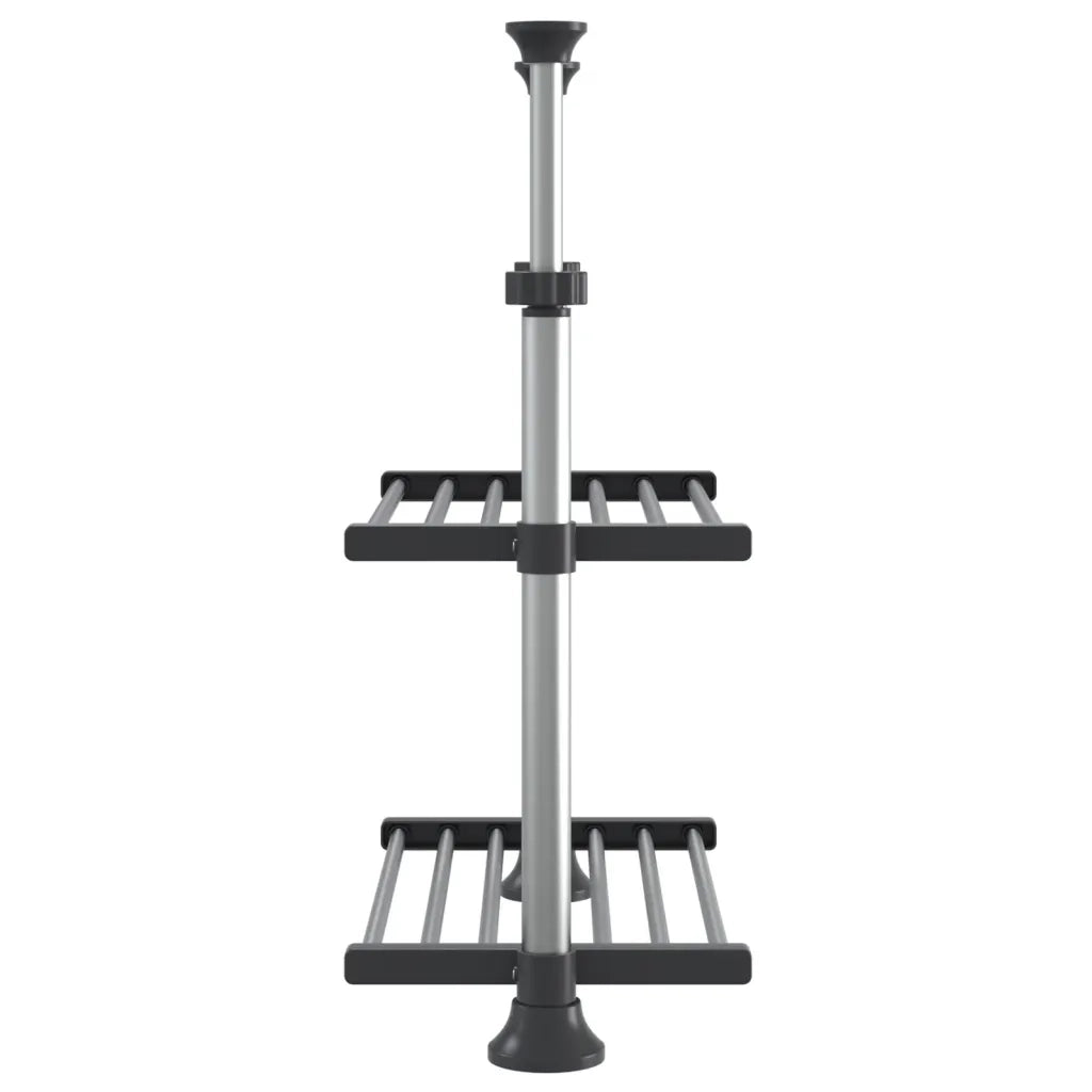Ripiano da Cucina 50x25x(50-70) cm in Alluminio