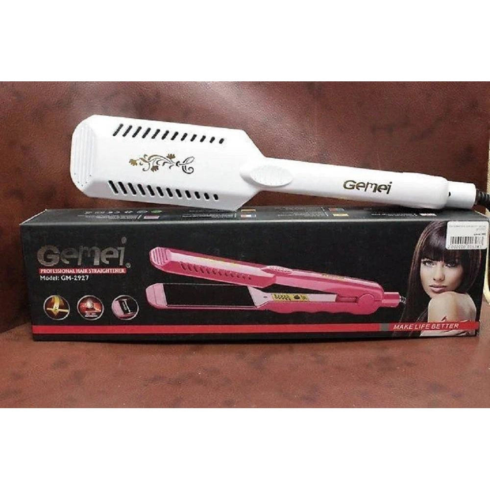 Trade Shop - Piastra Larga Per Capelli In Ceramica Professionale Da 140° A 220° Geemi Gm-2927 -