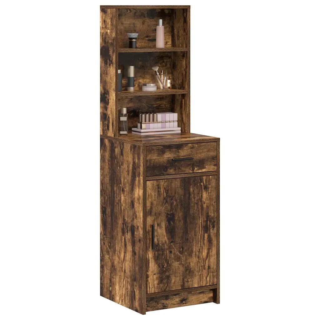 Credenza Rovere fumé 40 x 40,5 x 135 cm Legno multistrato 865077