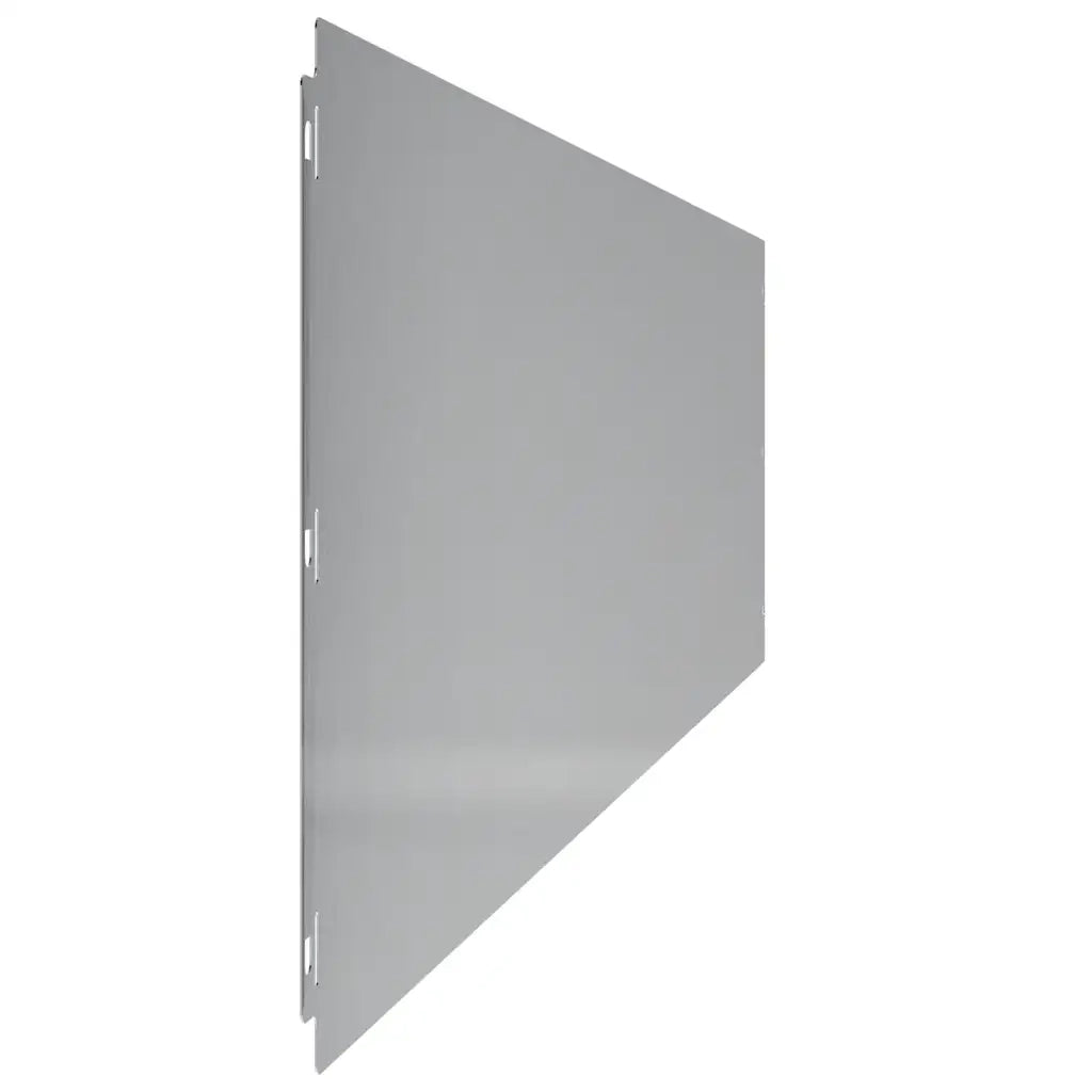 Bordura per Prato 20 pz 25 x 103 cm Acciaio zincato Argento 860177