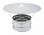Terminale canna fumaria cappello cinese  DN 60 maschio