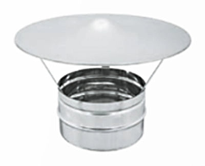 Terminale canna fumaria cappello cinese  DN 60 maschio