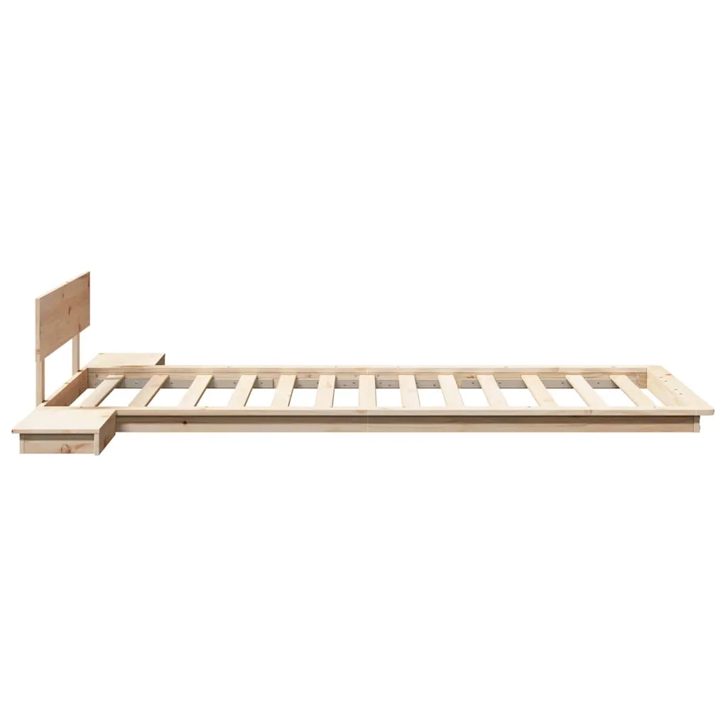 Struttura del letto-Giroletto Marrone 80 x 200 cm legno 310401