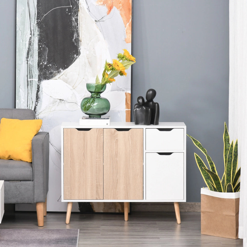 Cassettiera in Legno con Antine ¨C Minimal ¨C 90x30x72 cm