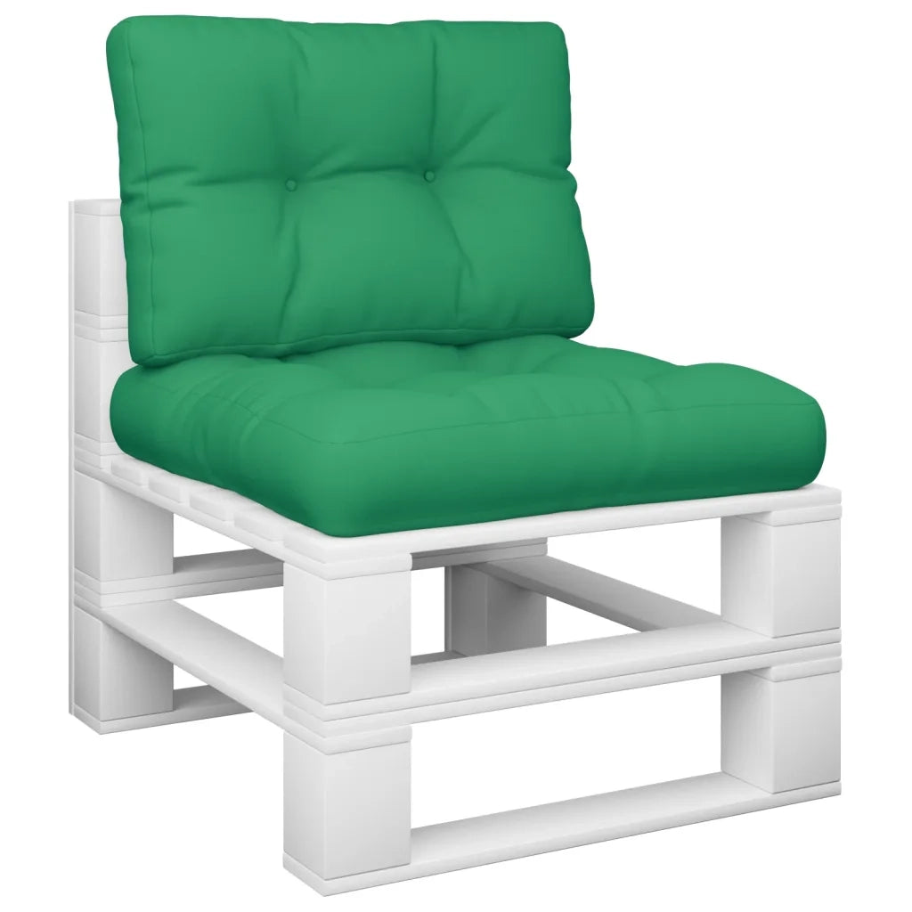 Cuscini per Pallet 2 pz Verdi in Tessuto 360650