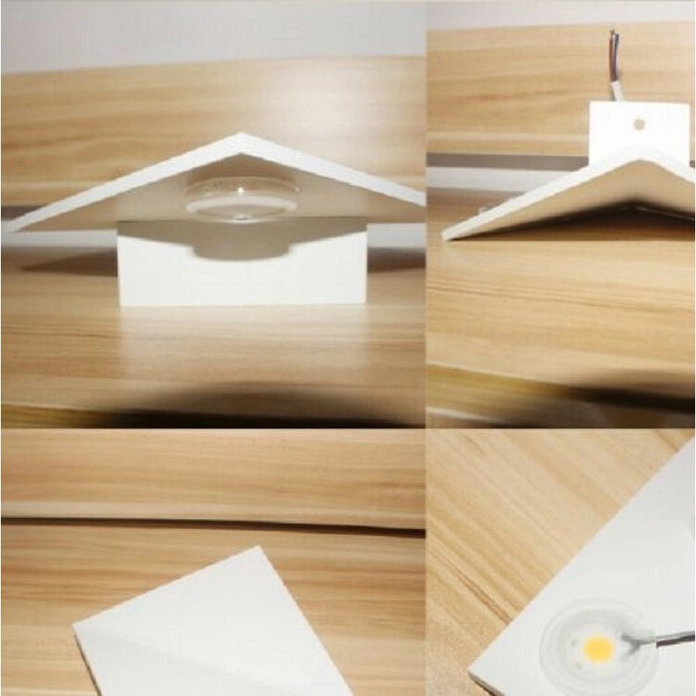 Trade Shop - Applique Da Parete Per Interni Con Led A Luce Bianca Naturale 4000k In Alluminio -