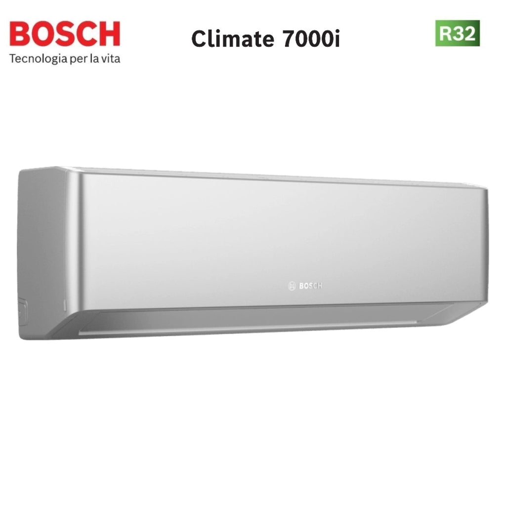 Condizionatore Dual Split Bosch Climate 7000i Silver 7+9 con 5000M 41/2 E R-32 Wi-Fi Integrato