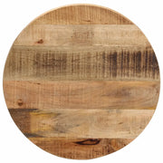 Piano per Tavolo Ã˜ 60x2,5cm Rotondo Legno Massello Grezzo Mango