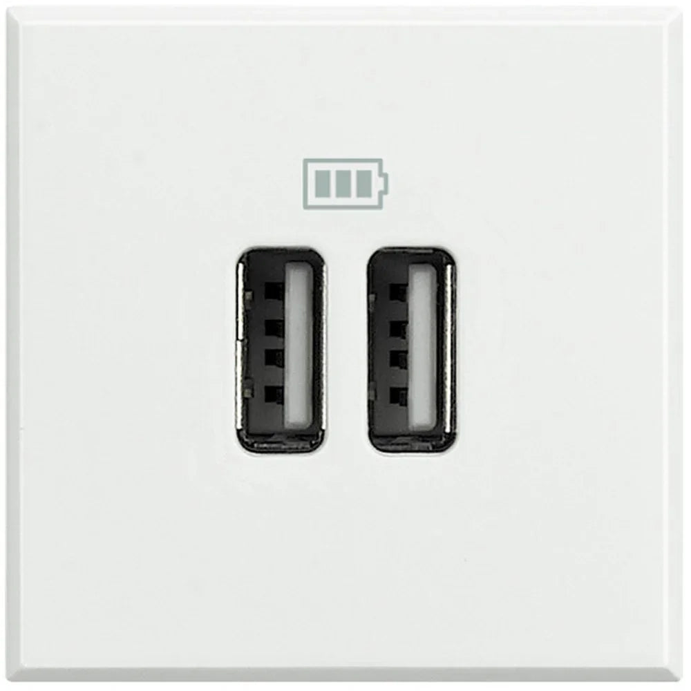 Presa Caricatore USB Bticino Axolute 2 Moduli HD4285C2