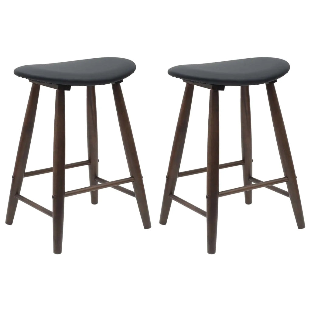 Sedie da pranzo 2 pcs Marrone Chiaro 46 x 37 x 63 cm