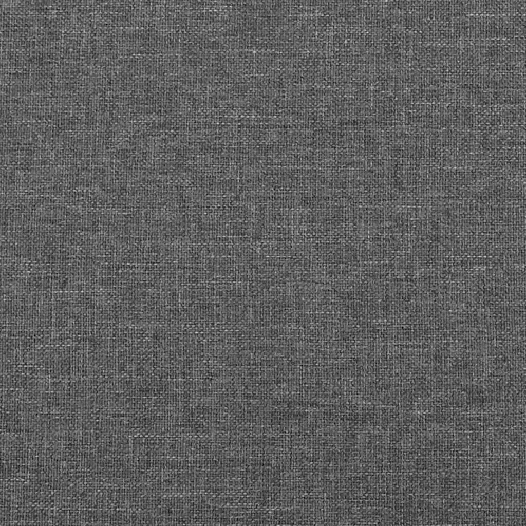 Testiera | Testata ad Orecchio GrigioScuro 203x16x118/128cm in Tessuto