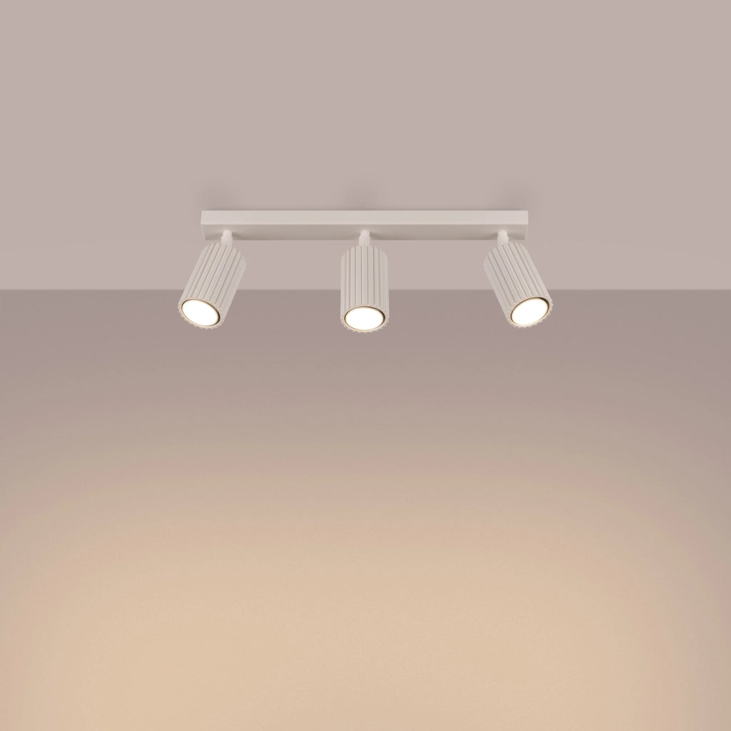 Lampada da soffitto KARBON 3L beige