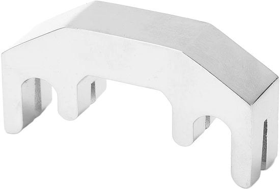 Viooldemper Metallico con Isolamento Acustico - Zavorra per Violino - Argento - Per Violino 1/2 e 4/4 - Resistente ai Colpi - Leggero - Demper Acustico
