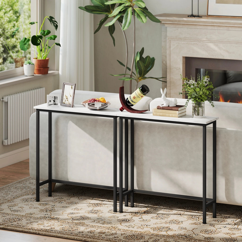 Tavolino da salotto ¨C Minimal ¨C 75x24x76 cm nero