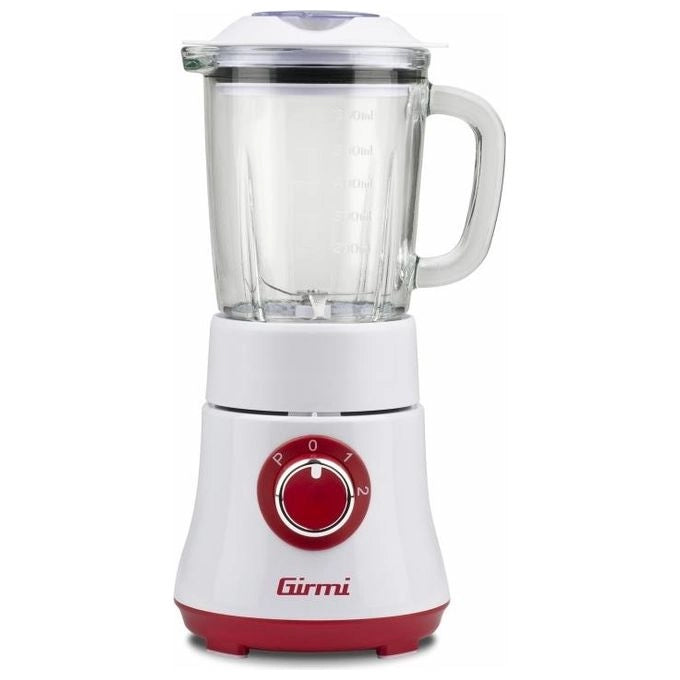 Girmi FR23 Frullatore da Tavolo 600 ml 300 W 4 Lame Acciaio Inox 2 Velocita' Funzione Pulse colore Bianco