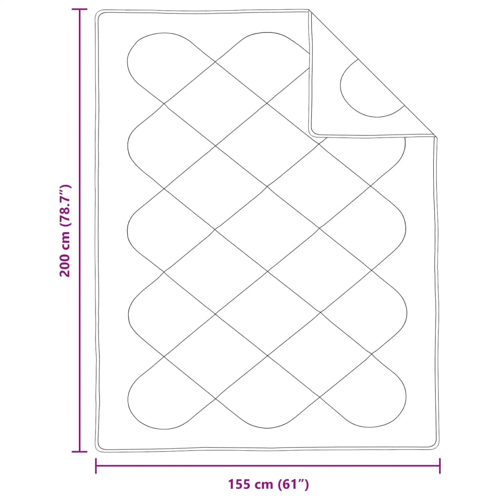 Piumone con cuscino 2 pcs Bianco Microfibra 3376639