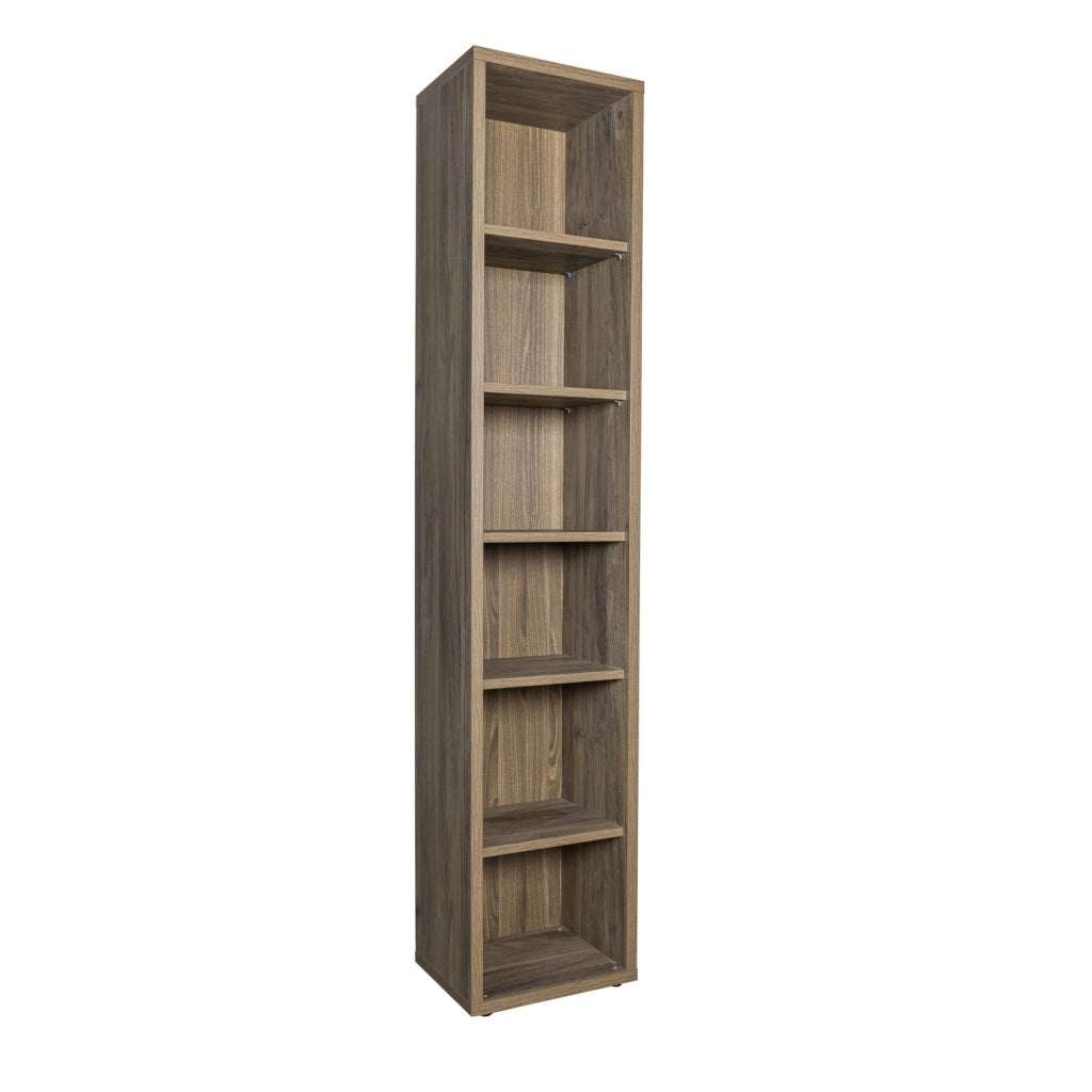 LIBRERIA DAVINCI 44X35,5XH217CM NOCE BRERA