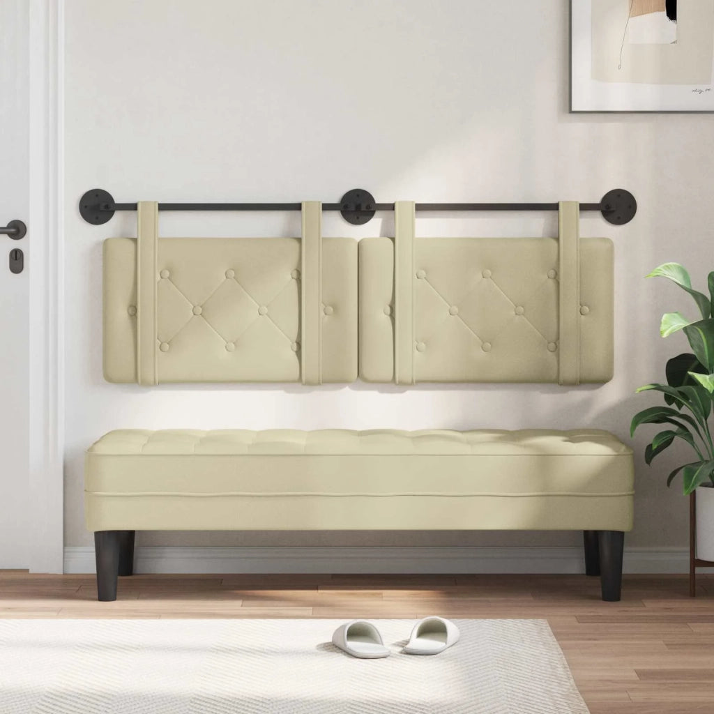 Testiera | Testata sospesa Crema Similpelle