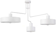 Plafoniera Sigma Vasco bianca 3 luci E27 minimal moderna